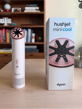 Dyson HushJet Mini Cool Portable Fan Stone/Blush